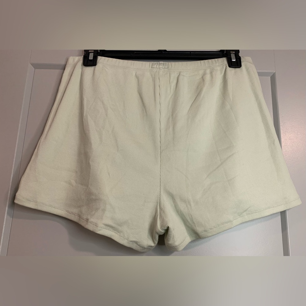 NWT Skims Cotton Rib Loose Shorts in Spearmint/Mint Green Size XL - Picture 11 of 14